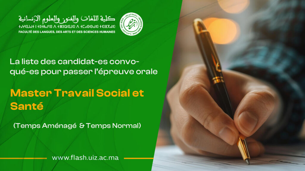 Master Travail Social et Santé